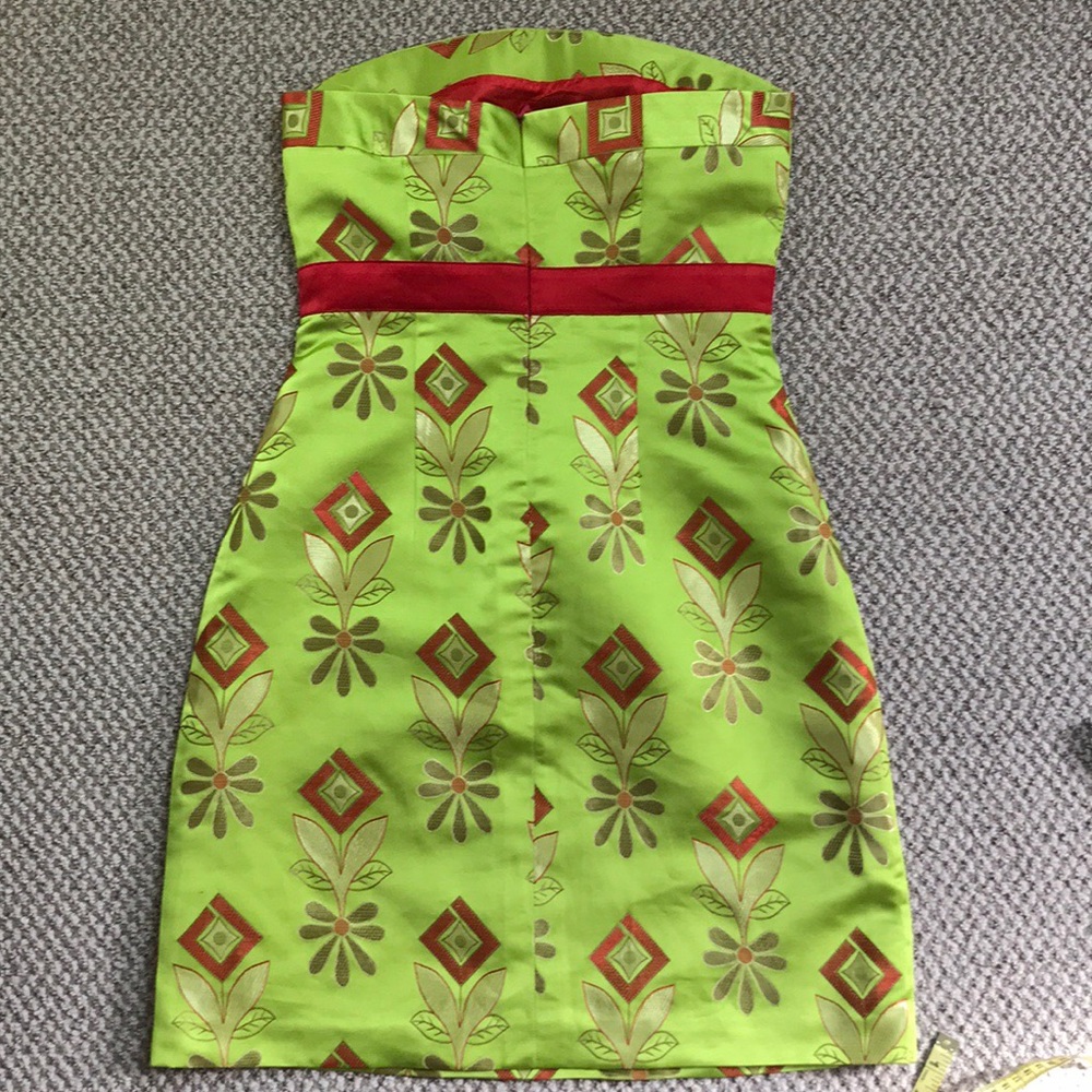Custom made one of a kind silk dress